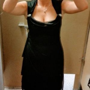 R+M Richards Size 10 Black sparkling dress